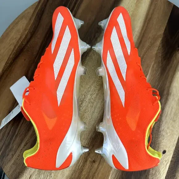 Adidas X Crazyfast + SG Men's 6.5/ Womens 7.5 Solar Red Soccer Cleats IF0646 NEW